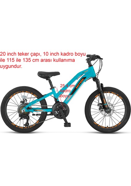 Motion 20 Jant Disk Fren Vitesli Kız Çocuk Bisikleti 2079 (115 / 135 cm Arası Boy) fiyatları