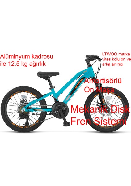 Motion 20 Jant Disk Fren Vitesli Kız Çocuk Bisikleti 2079 (115 / 135 cm Arası Boy) modelleri