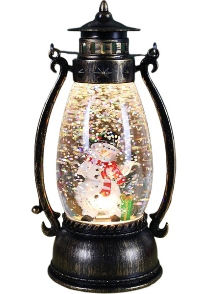 Noel Kristal Küre Parlak Taşınabilir Yağ Lambası (Yurt Dışından)