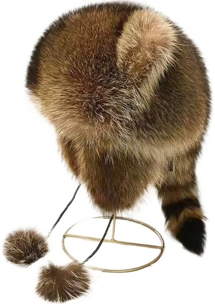 Kış Küçük Rakun Çocuk Sıcak Şapka (Yurt Dışından)