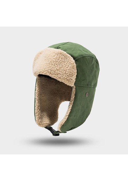 Kış Bisiklet Kulak Koruyucu Şapka Sıcak Rüzgar Dayanıklı Pamuklu Şapka (Yurt Dışından)