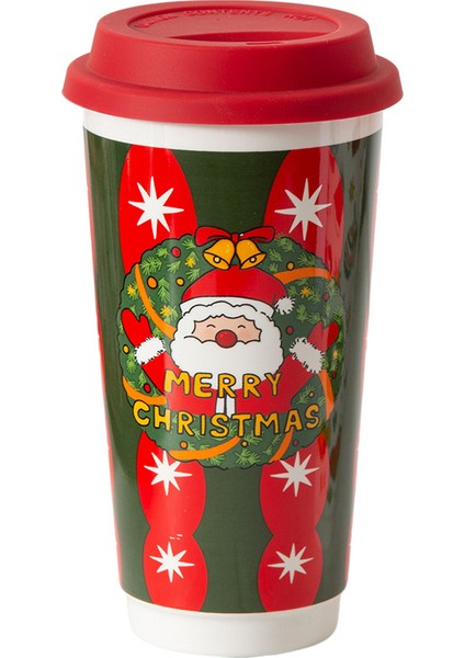 Sevimli Karikatür Büyük Kapasiteli Su Bardağı Noel Su Bardağı (Yurt Dışından)