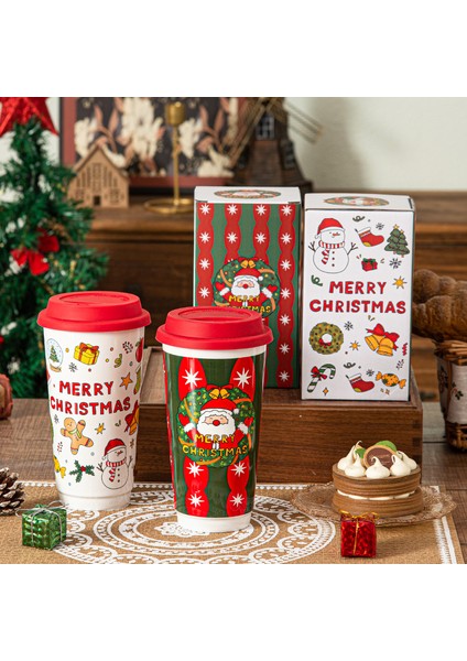 Sevimli Karikatür Büyük Kapasiteli Su Bardağı Noel Su Bardağı (Yurt Dışından) modelleri