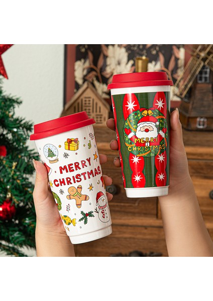Sevimli Karikatür Büyük Kapasiteli Su Bardağı Noel Su Bardağı (Yurt Dışından) indirimleri