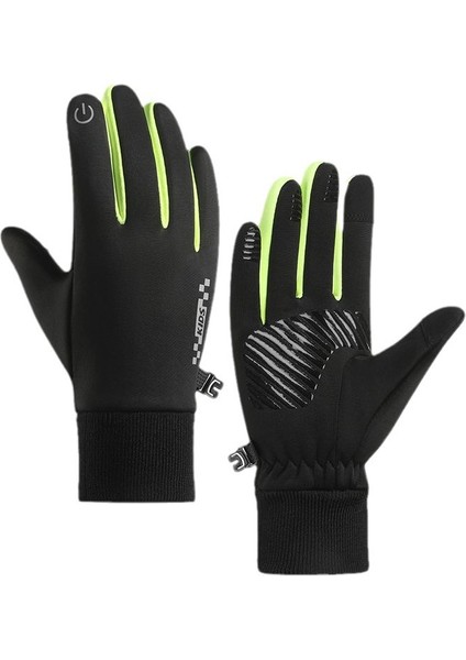 Kış Çocuk Eldivenleri Artı Kadife Sıcak Rüzgar Geçirmez ve Soğuk Eldivenler (Yurt Dışından)