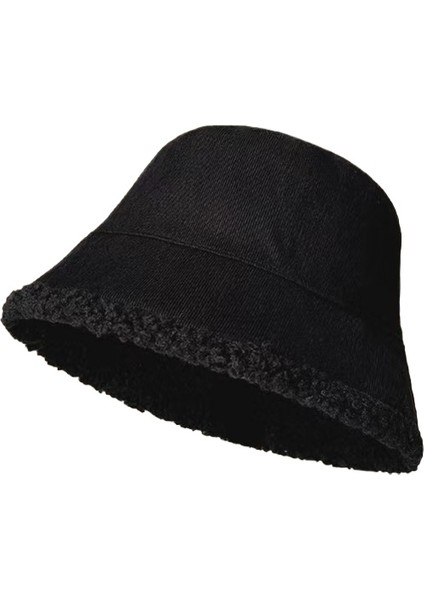 Sonbahar ve Kış Balıkçı Şapkası Sıcak Rüzgar Dayanıklı Peluş Şapka (Yurt Dışından)