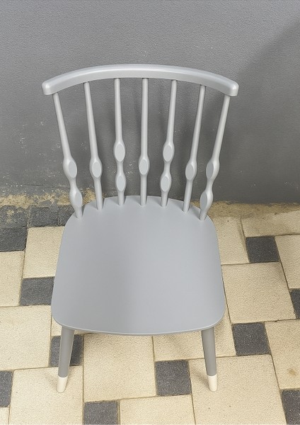 AHŞAP ÖZEL TASARIM SANDALYE-GRİ