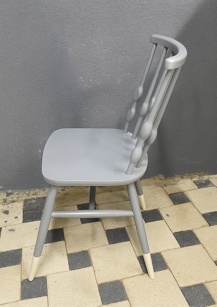 AHŞAP ÖZEL TASARIM SANDALYE-GRİ fiyatları