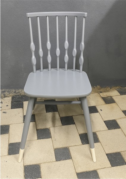 AHŞAP ÖZEL TASARIM SANDALYE-GRİ fırsatları