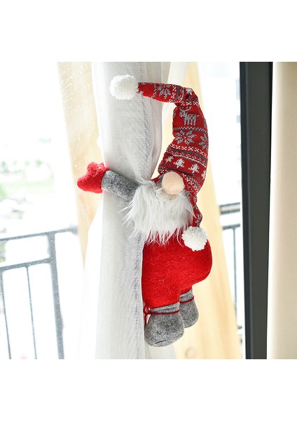 Noel Baba Perde Tokası Noel Dekorasyonları (Yurt Dışından) fırsatları