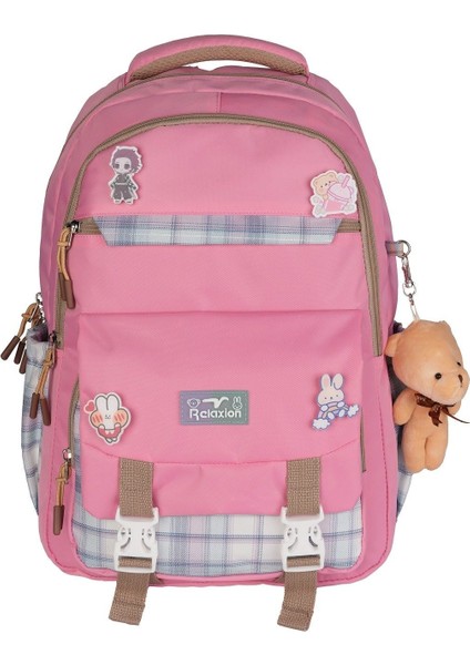 Relaxion Su Geçirmez Kumaş Kore Tarzı Sırt Çantası Termal Beslenme Çantası ve Kalemlik Üçlü Set fiyatları