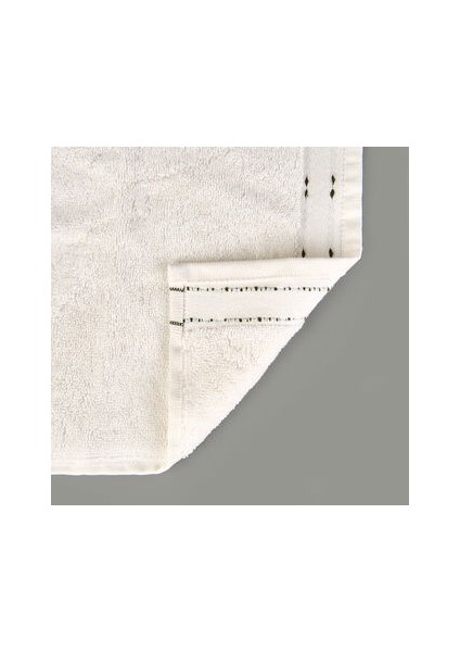 Soft Tiny El Havlusu - Ekru / Yeşil - 30X50 cm modelleri