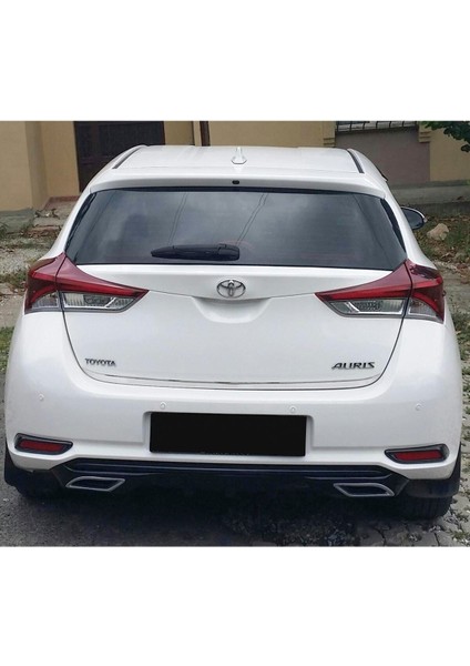 Toyota Auris Yeni Kasa Difüzör (Plastik) 2015-2018 Parlak Siyah