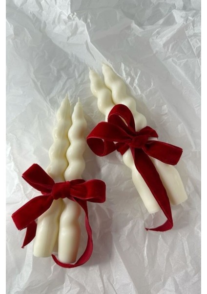 Şamdan Mum 4’lü Set