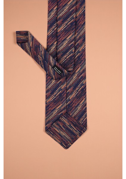 Çizgili Turuncu Kravat & Mendil modelleri