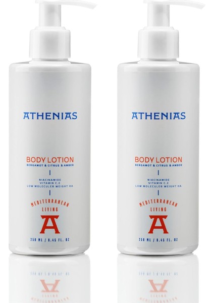 Athenıas Niacinamide, E ve C Vitamini Içeren Vücut Losyonu 250 ml Uzun Süre Nem x 2 Adet fiyatları