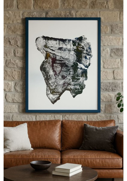 Ağaç Yaş Halkası Baskı Çalışması Poster Tablo Resim Sanat Wood Art fiyatları