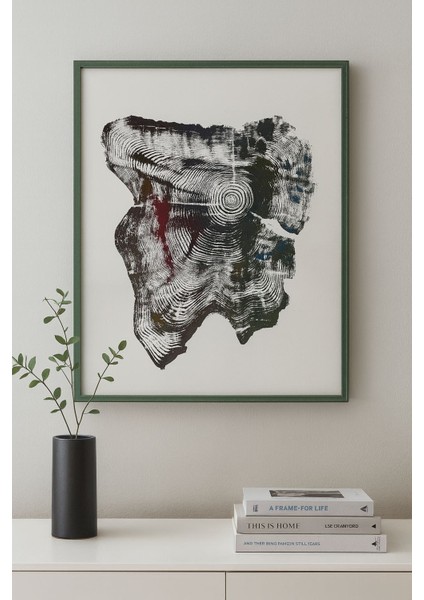 Ağaç Yaş Halkası Baskı Çalışması Poster Tablo Resim Sanat Wood Art indirimleri