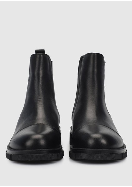 Siyah Deri Erkek Bot modelleri