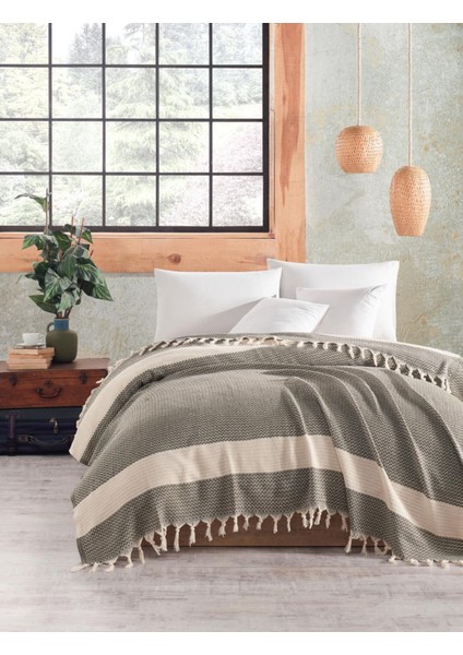 Lena Pamuklu Çift Kişilik Pike / Yatak Örtüsü