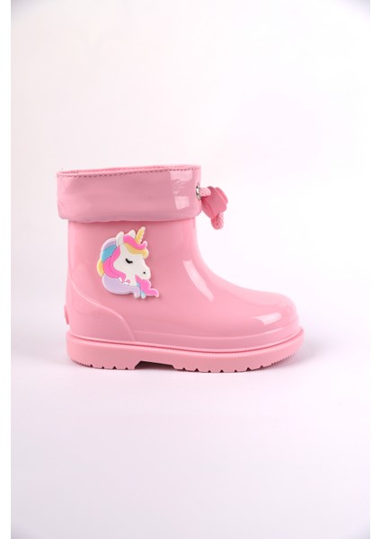 22-28 Numara Pembe Renk Kız Çocuk Bımbı Unicorn Yağmur Igor Çizmesi indirimleri
