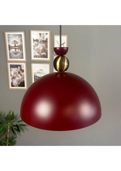 Vişne Çürüğü Yimpi Eskitme Şapka Başlık Avize Sarkıt Lamba Salon Mutfak Avizeleri Pastane Cafe