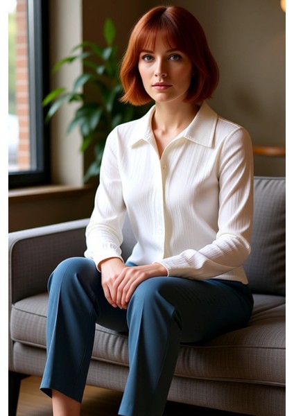 Kadın Polo Yaka Düğmeli Esnek Örme Uzun Kollu Kaliteli Şık Rahat Modern Zarif Günlük fiyatları