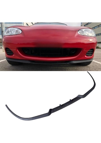 Mazda Miata Mx5 Nb Uyumlu Evrensel Universal 3 Parça Cupra Kupra Ön Ek Tampon Dili Lip Esnek Karlık