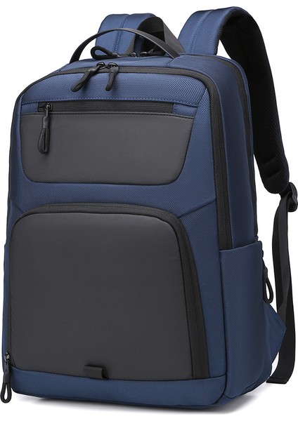 B725 Oxford Kumaş Su Geçirmez Seyahat Dizüstü Bilgisayar Omuz Çantası 16 Inç Dizüstü Bilgisayar Sırt Çantası Iş Adamları Için - Mavi (Yurt Dışından)