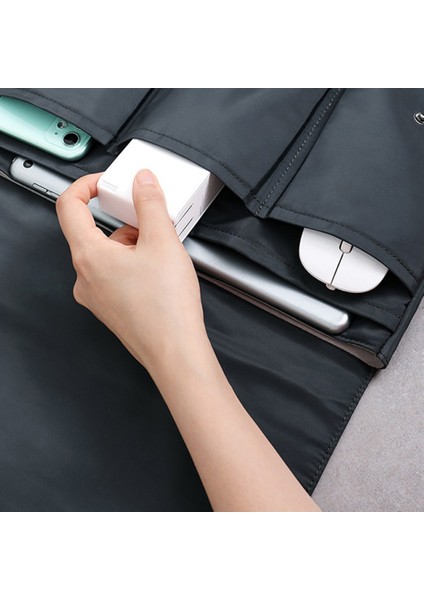 14,1 Inç Dizüstü Bilgisayar Kılıfı Su Geçirmez Taşıma Çantası Dizüstü Bilgisayar Naylon Saklama Çantası - Beyaz (Yurt Dışından) fiyatları