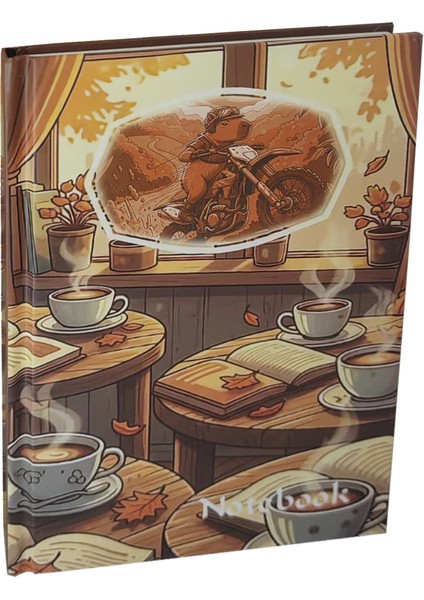 Sert Kapak Defter 160 Sayfa 4 Adet modelleri