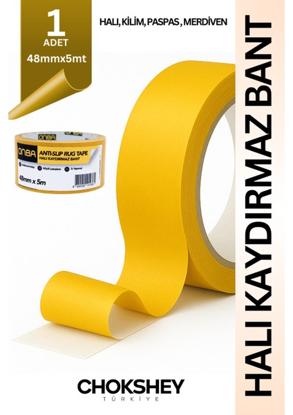 Halı Kaydırmaz Bant 48mmx5mt