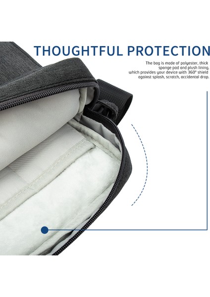 MA483 11 Inç Tablet Su Geçirmez Kılıflı Omuz Çantası iPad Için Darbeye Dalı El Çantası (Tek Saplı) - Açık Gri (Yurt Dışından) fiyatları