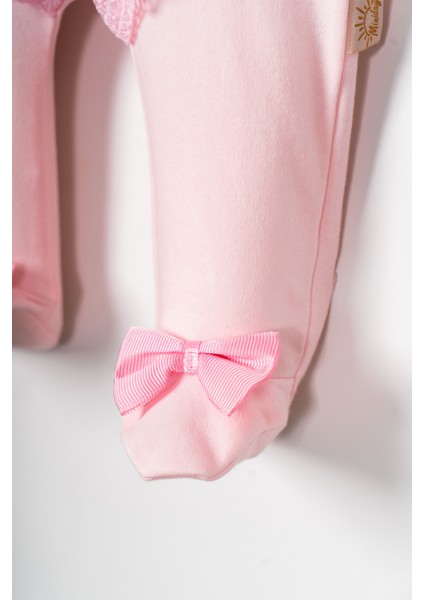 Kız Bebek Mevlütlük Tulum Bandanalı Dantelli modelleri