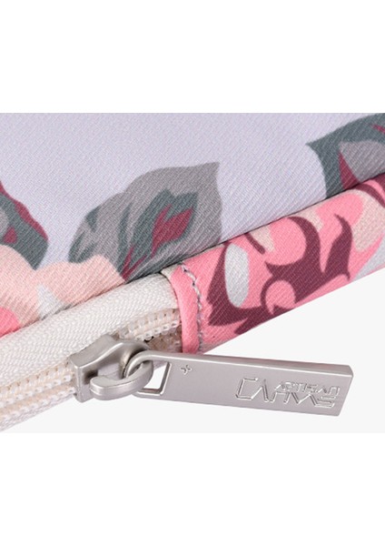 Canvasartısan H40-01 12 Inç Dizüstü Bilgisayarlar Için Taşınabilir Taşıma Çantası Gül Desenli Baskılı Saklama Çantası Çizilmez Kol Çantası - Gri (Yurt Dışından) fırsatları