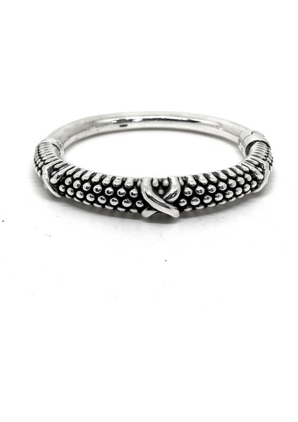 Kelepçe Crocodile Gümüş Bilezik