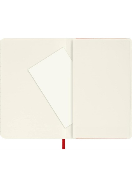 Çizgili Kırmızı Defter Cep Boy Soft Kapak
