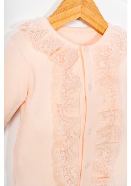 Kız Bebek Mevlütlük Tulum Bandanalı Dantelli modelleri