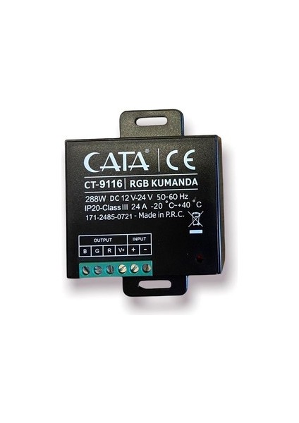 CT-9116 Profesyonel Rgb Kumanda Super Slim LED Şerit Kontrol Cihazı 24 Amper