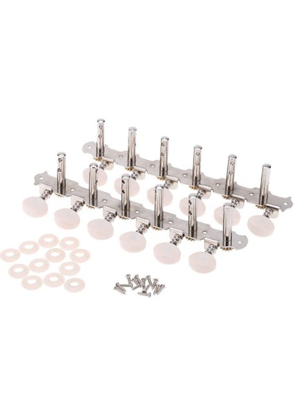 6R6L 12 Dize Akustik Gitar Ayarlama Anahtar Peg Tuner Makine Başı Dize Tuner Düğmesi (Yurt Dışından) fırsatları