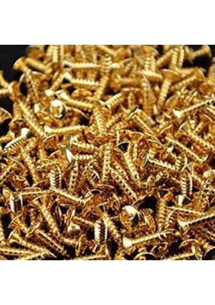 Fender Strat/tele Elektro Gitar Bas Için 150PCS Yeni Altın Pickguard Vidaları (Yurt Dışından) fırsatları