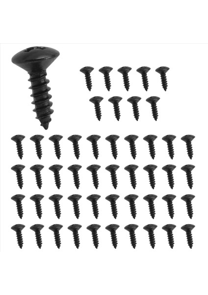 50X Gitar Bas Vidaları Çizik Plakaları Için Parçalar Pickguard Siyah (Yurt Dışından) fiyatları