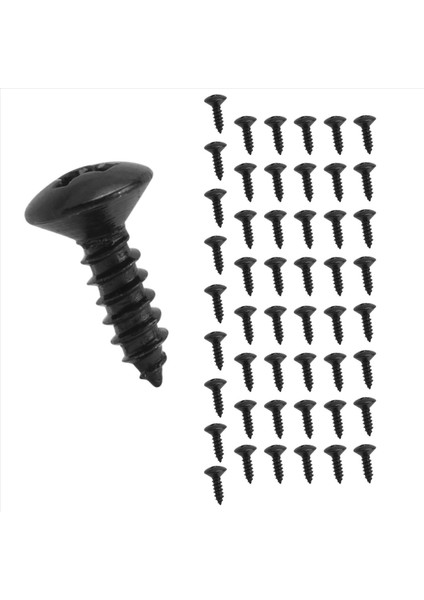 50X Gitar Bas Vidaları Çizik Plakaları Için Parçalar Pickguard Siyah (Yurt Dışından) fırsatları