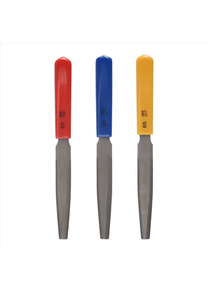 3pieces Konik Gitar Fıstığı Dosya Somun Yuvalı Dosya Seti Çift Kenar Tel Dosyası Elektif Gitar Tel Aleti Bas 7 6 Inç (Yurt Dışından)