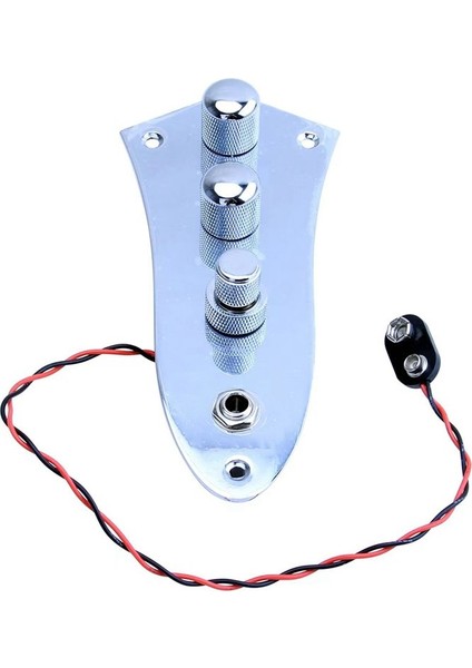 3 Caz Jb Bass Yüklü Kablolu Kontrol Plakası 3 String Bas Gitar Parçaları JB-09CR (Yurt Dışından) modelleri