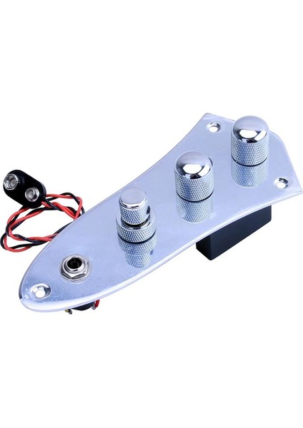 3 Caz Jb Bass Yüklü Kablolu Kontrol Plakası 3 String Bas Gitar Parçaları JB-09CR (Yurt Dışından) fırsatları