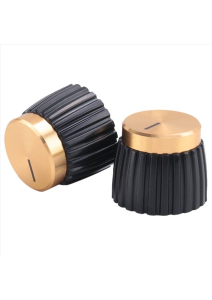 Marshall Amplifikatörü Için 10X Gitar Amplifikatör Düğmeleri Push-On Siyah+Altın Kapağı (Yurt Dışından) modelleri