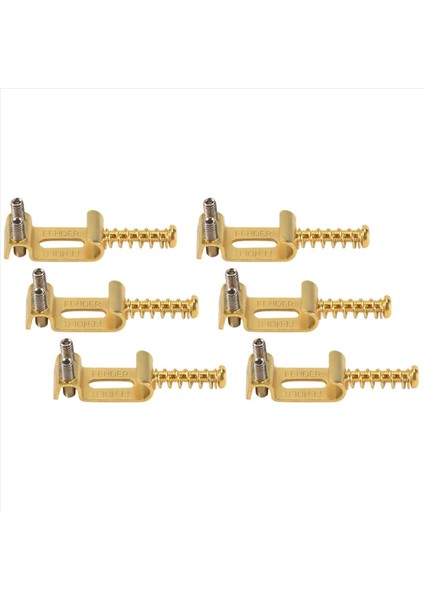 6 Roller Köprü Çekme Dize Kodu Stratocaster Telecaster Için Elektro Gitar Eyer Ele Gitar Aksesuarları Altın (Yurt Dışından) fiyatları