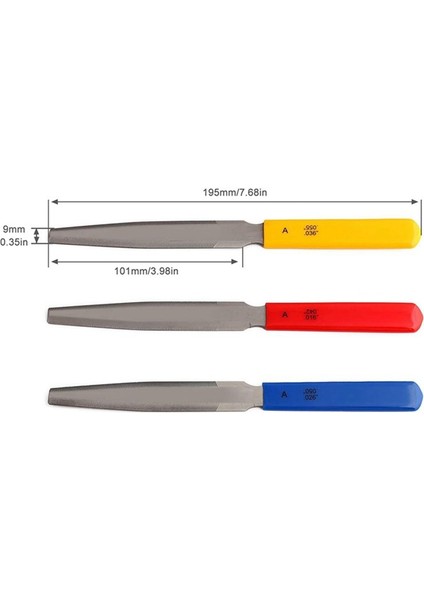 3 Adet Konik Gitar Fıstığı Dosya Somun Yuvası Dosya Seti Çift Kenar Tel Dosyası Ahşap Gitar Bas Tel Alet (Yurt Dışından) fırsatları