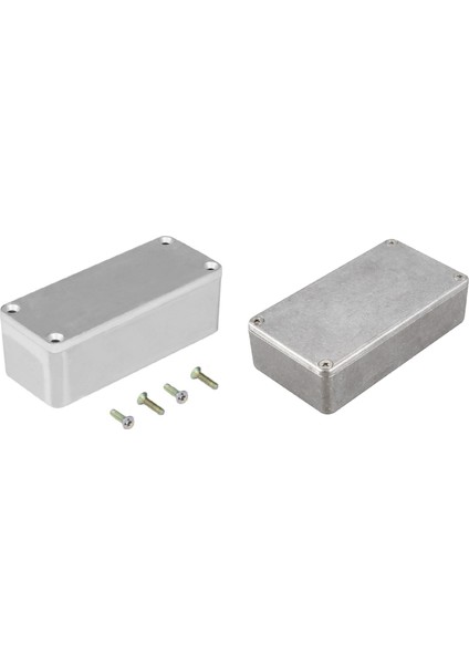 2 Set Gitar Efektleri Pedal Alüminyum Stomp Kutusu Dıy Guitar Pedal Kiti 1590A ve 1590B (Yurt Dışından)